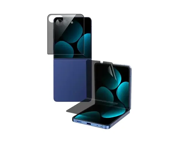 Green Lion Flip Protection Pack Front Glass & Inside EPU Film for Z Flip 7 - Clear