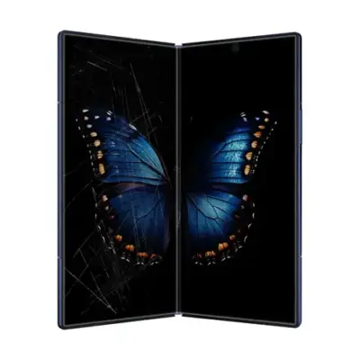 Green Lion Fold Protection Pack with Front Glass & Inside Soft Film for Z Fold 7 - Black