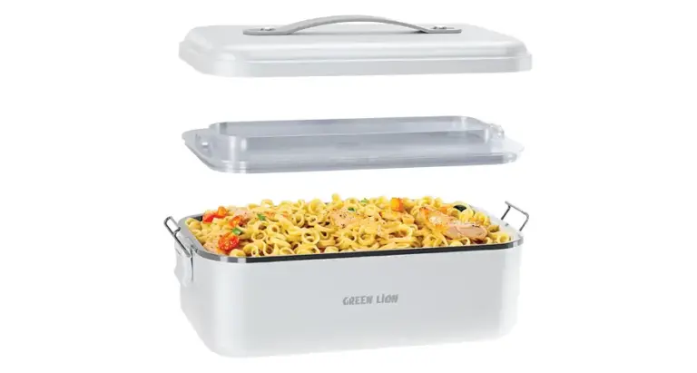 Green Lion GLB-20 Lunch Box Portable Food Warmer - White