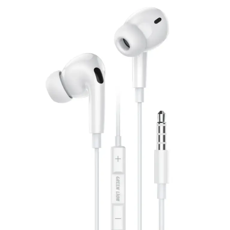 Green Lion GL-Stereo Pro Wire Control With Microphone - White