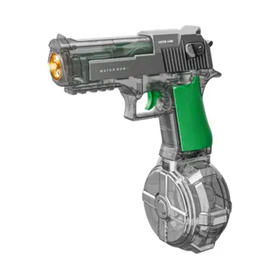 Green Lion GN85-Water Gun with Electric Continuous Shooting - Grey