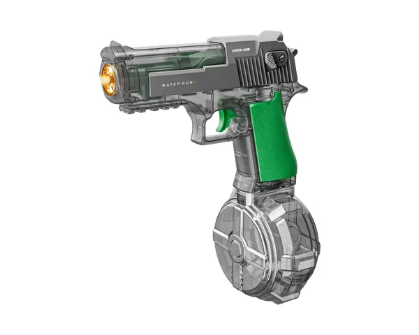 Green Lion GN85-Water Gun with Electric Continuous Shooting - Grey