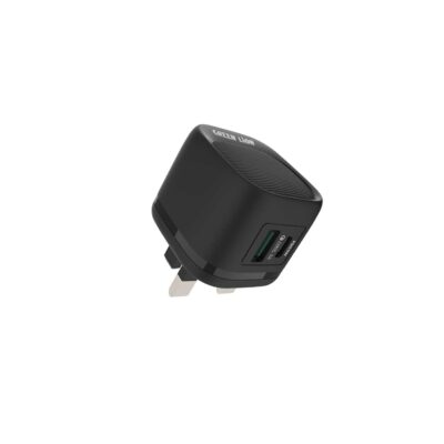 Gadget Pulse Kenya 58 Green Lion PD 20W + QC Wall Charger - Black