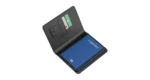 Green Lion Pass-Track Passport Holder - Black