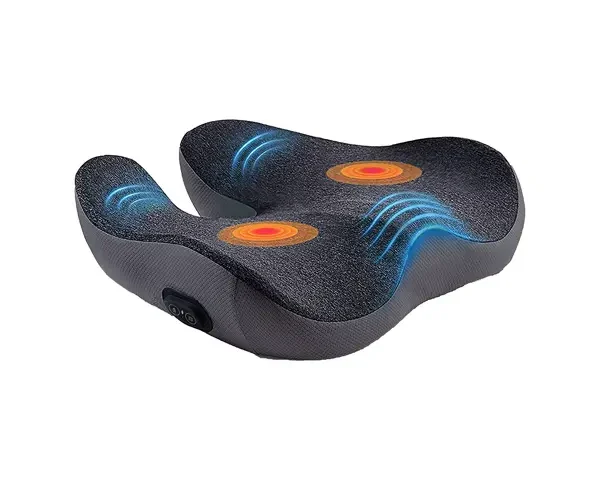 Green Lion Relieve Seat Cushion with Massage & Heat Therapy - Grey