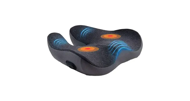 Green Lion Relieve Seat Cushion with Massage & Heat Therapy - Grey