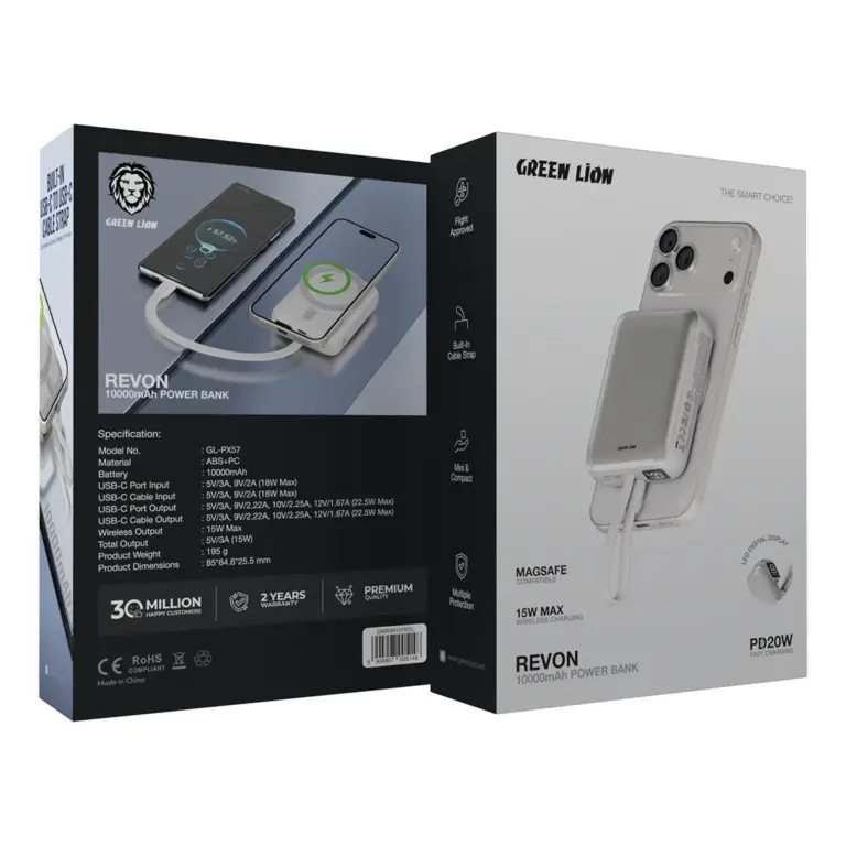 Green Lion Revon 10000mAh Power Bank