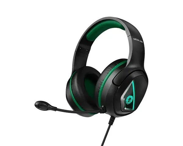 Green Lion Runner Wired Gaming Headphone - Blue