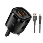 Green Lion Supra 24W EU Wall Charger -Black