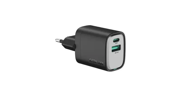 Green Lion Supra 33W EU Wall Charger - Black