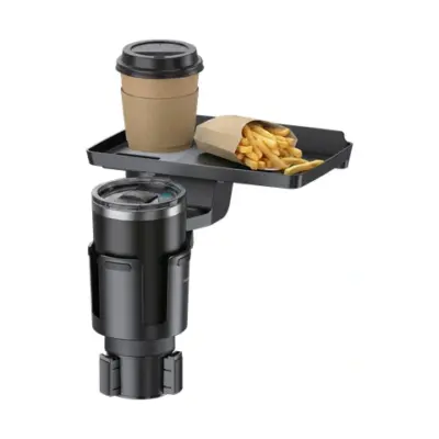 Green Lion Tray Mate 2-In-1 Cup Holder - Black