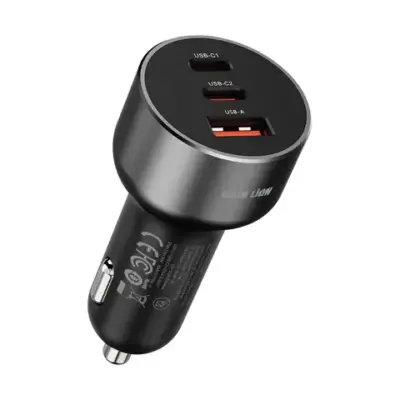 Green Lion Trio Volt Car Charger - Black