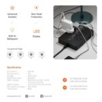Green Lion Type-C Port Wall Charger 20W EU with Type-C to Type-C Cable 1.2M – Black