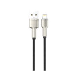 Green Lion USB-A to Lightning Braided Cable - Black