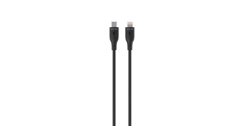 Green Lion USB-C To Lightning PVC Cable - Black