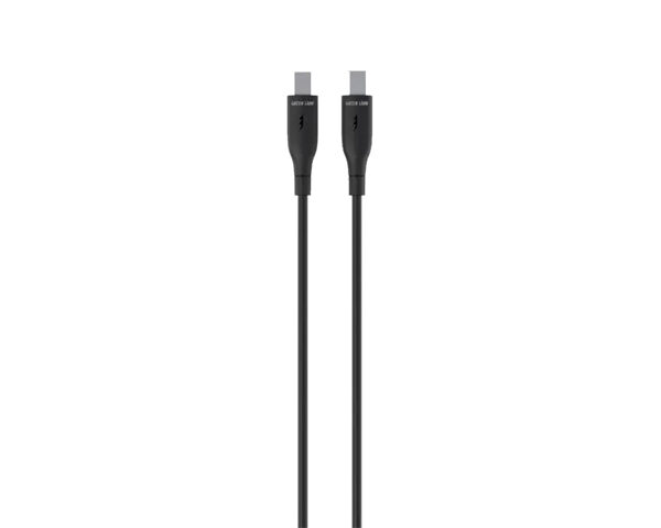 Green Lion USB-C To USB-C PVC Cable - Black