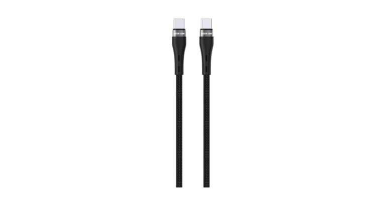 Green Lion USB-C to USB-C Braided Cable - Black