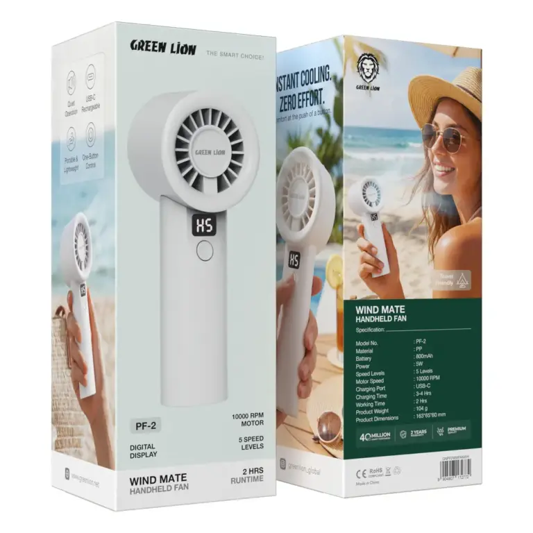 Green Lion Wind Mate Handheld Fan