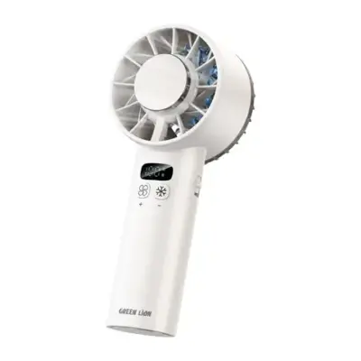 Green Lion Windix Pro Handheld Cooling Fan - White