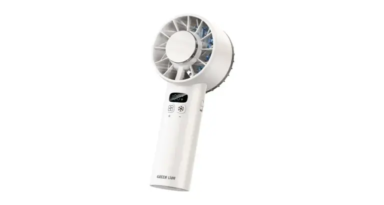 Green Lion Windix Pro Handheld Cooling Fan - White