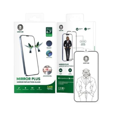 Green Lion Mirror Reflection Glass Screen Protector