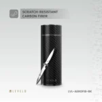 Levelo AeroFiber 350ML Carbon Fiber Bottle - Black