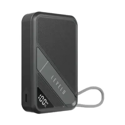 Levelo AirLink 10000mAh MagSafe Power Bank - Black