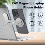 Levelo Energia MagSafe Wireless Charging Phone Stand - Silver