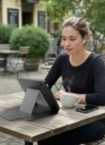 Levelo Flexo Leather Hybrid Case for iPad - Black