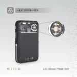 Levelo Osaka Portable 10000mAh Power Bank - Dark Grey