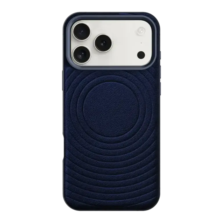 Levelo Spirale PU Leather Hybrid Case for iPhone 17 Pro Max