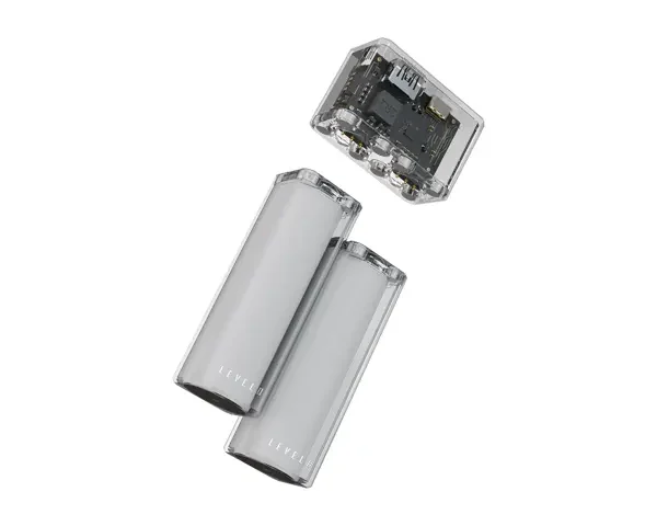 Levelo SwapCell PRO 15000mAh Powerbank With Accessories - Transparent