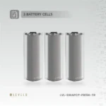 Levelo SwapCell PRO 15000mAh Powerbank With Accessories - Transparent