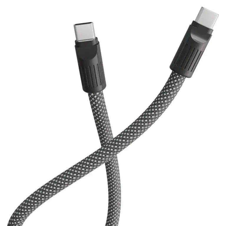 Levelo Tugo Type-C to Type-C 60W Lanyard Cable - Gray