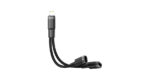 Porodo 2in1 Lightning to 2Lightning Jack Headphone and Charging Converter Adapter