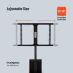 Porodo 32"-75" TV Floor Stand With Wheels