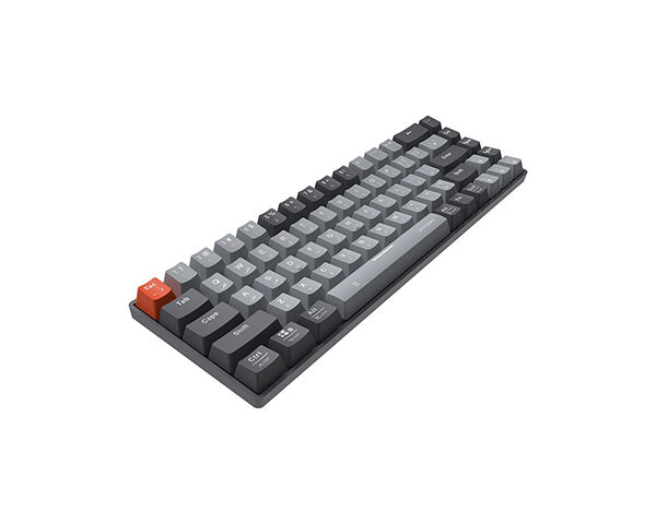 Porodo 68-Keys Wireless Mechanical Keyboard (English/Arabic) Ergonomic Stylish