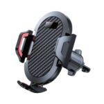 Porodo ABS+Silicone 360 Degree Rotatable Universal Car Mount - Black