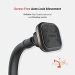 Porodo Aluminum Magnetic Car Mount (Flexible Neck/Suction Base)