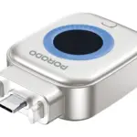Porodo Auto Release Smart Auto-Cutoff Charging Adapter - Silver