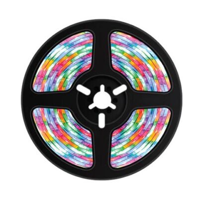 Porodo Blue 16.4 Ft Sound Reactive RGB Strip Light with 44 Key Remote