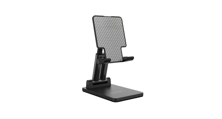 Porodo Blue Adjustable Phone & Tablet Stand 13CM - Black
