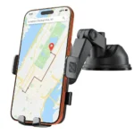 Porodo Blue Car Phone Holder Multi-Surface Mounting - Black