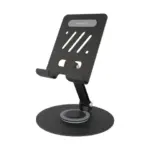 Porodo Blue Clipo Rotatable Tablet Holder with Non-Slip Base - Black