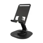 Porodo Blue Flexa Rotatable Phone Holder with Non-Slip Base - Black
