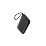 Porodo Blue Power Bank 10000mAh ( Dual USB-A Output + Type-C & Micro USB Input ) - Black