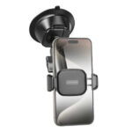 Porodo Cradle Suction Cup Non-Gel Pad phone Mount - Black