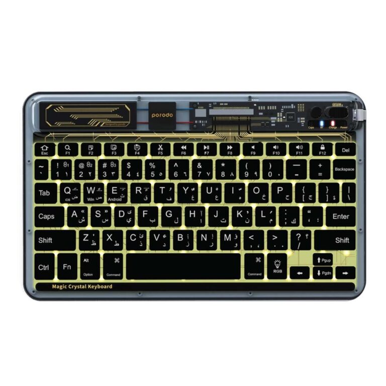 Porodo Crystal Shell Ultra-Slim Keyboard