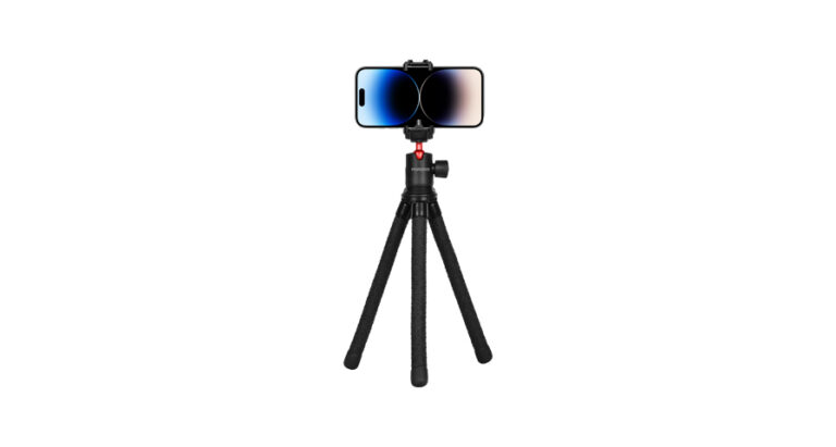 Porodo Flexible Tripod Stand - Black
