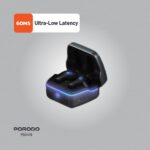 Porodo Gaming Ultra Low-Latency Gaming Earbuds - Black